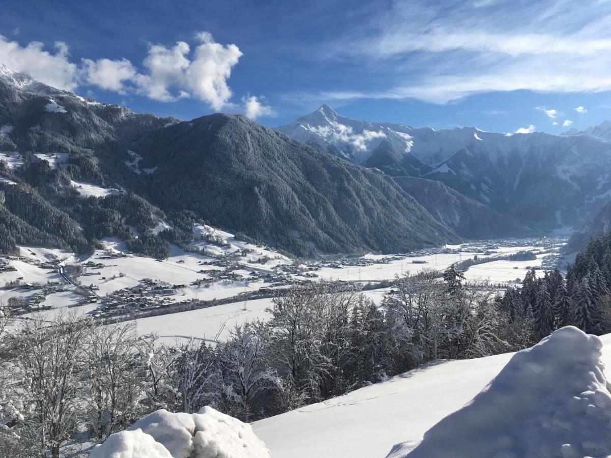 Landhaus Katharina Bis 12 Personen Mit Saunachalet Und Blick Auf Die Bergwelt Des Zillertals Hippach Extérieur photo